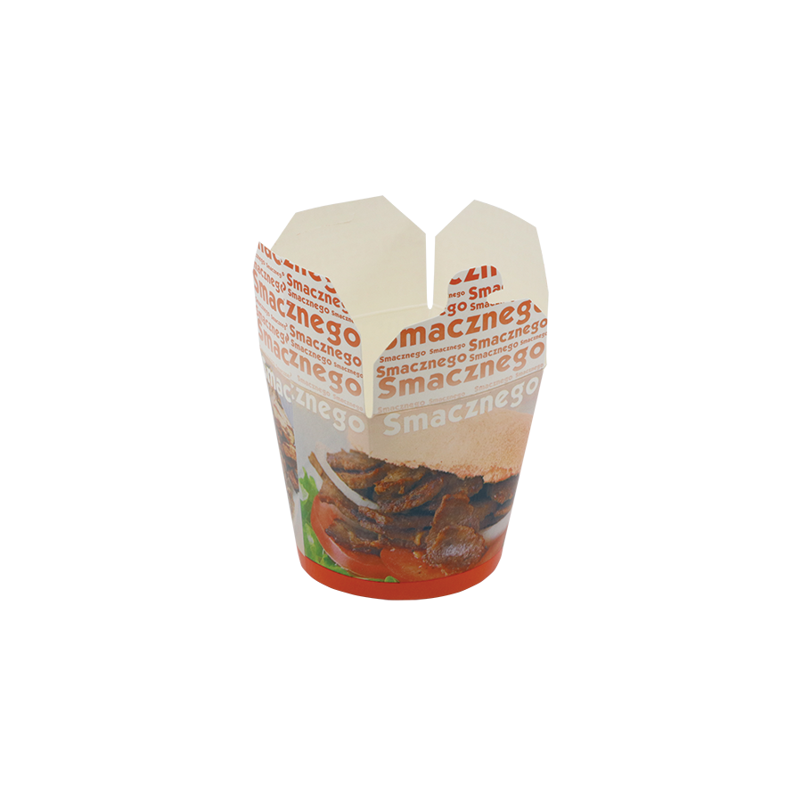 KEBAB BOX 750 ML (3) SMACZNEGO /KEBAB, FRYTKI/ (10x50 szt.)